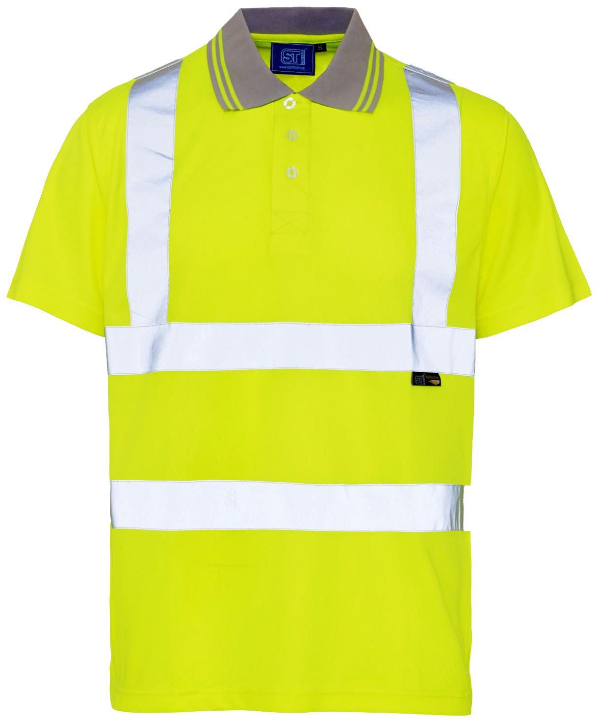 20 x Supertouch Hi Vis Polos + Free Logo & Delivery