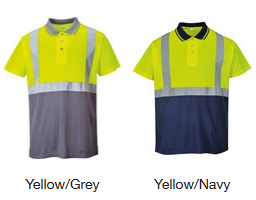 4 x Portwest Hi Vis Polos + Free Logo & Delivery