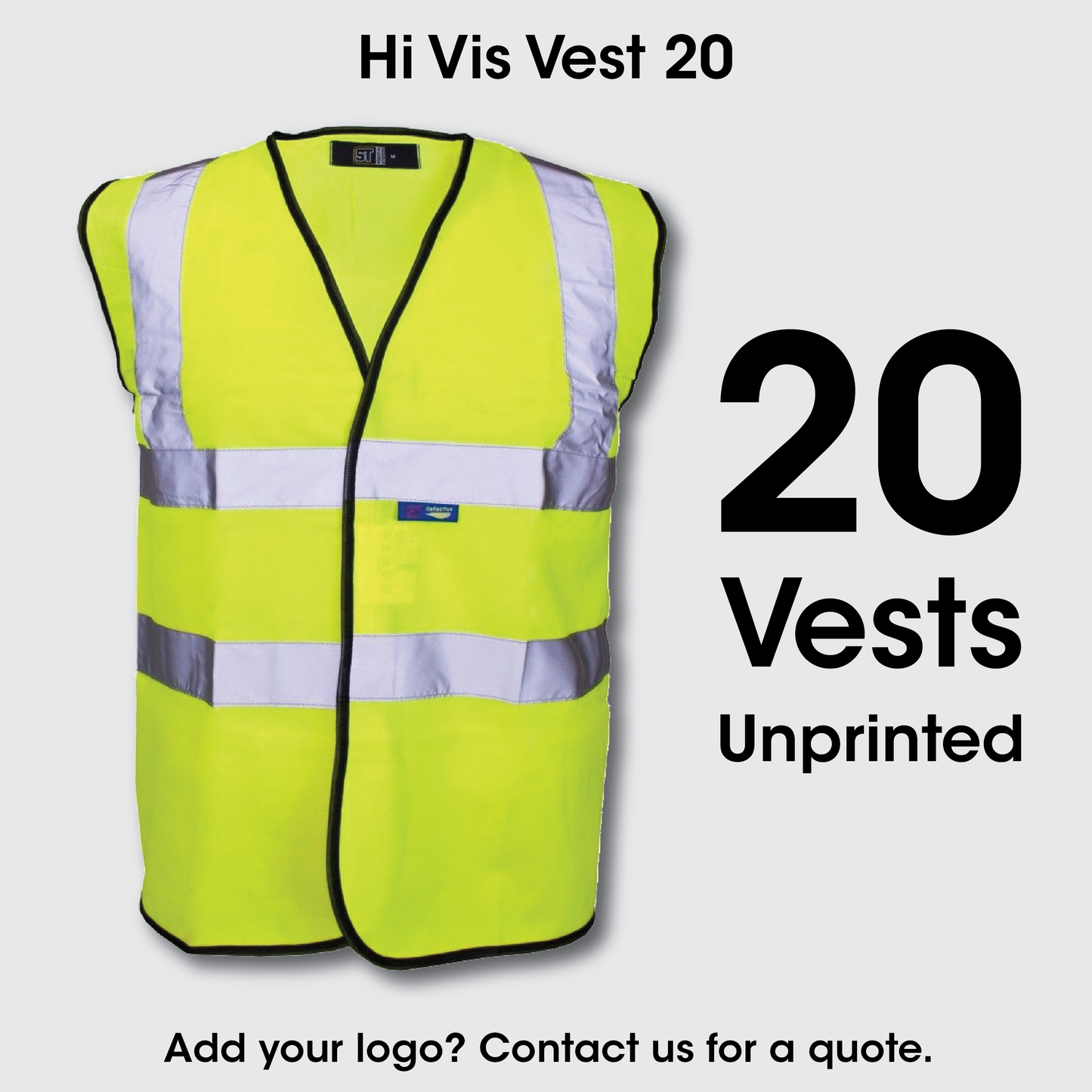 20 x Hi Vis Vest