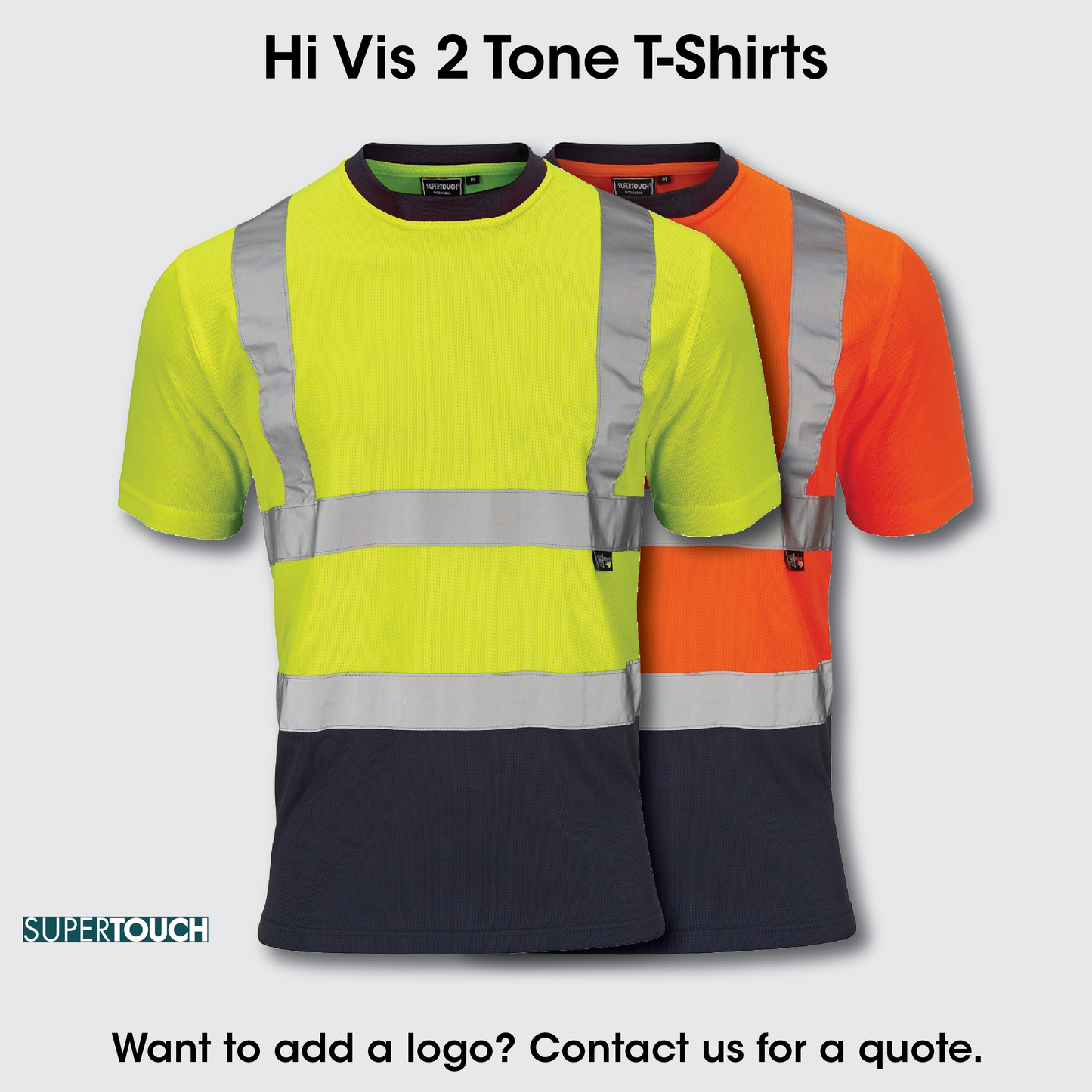 SUPERTOUCH HI VIS 2TONE T-SHIRT