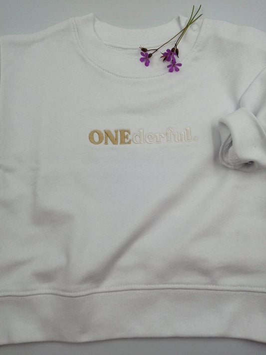 Sustainable Baby Crew Neck ONEderful Sweatshirt