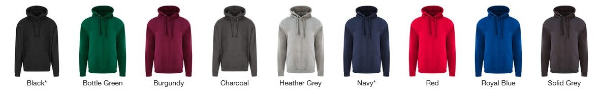 8 x PRORTX Pro Hoodies - Incl. Logo + FREE Delivery