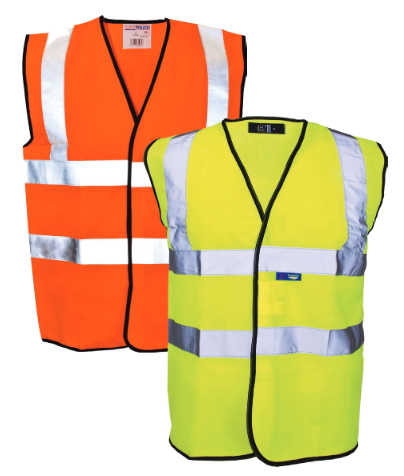 20 x Hi Vis Vest - Incl. Full Colour Logo + FREE Delivery