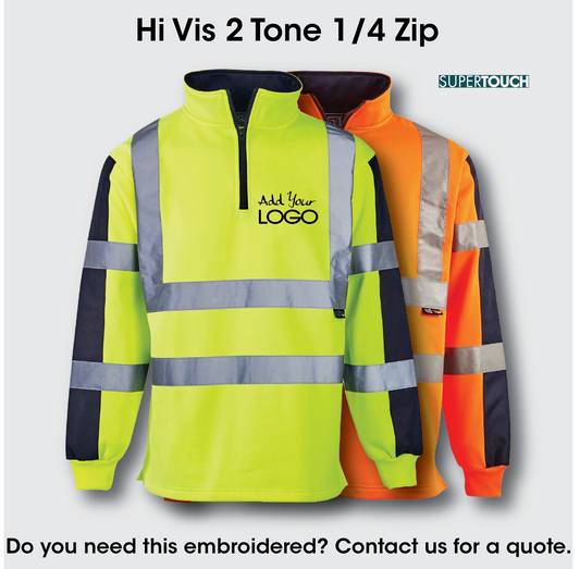 Hi Vis 2 Tone 1/4 Zip