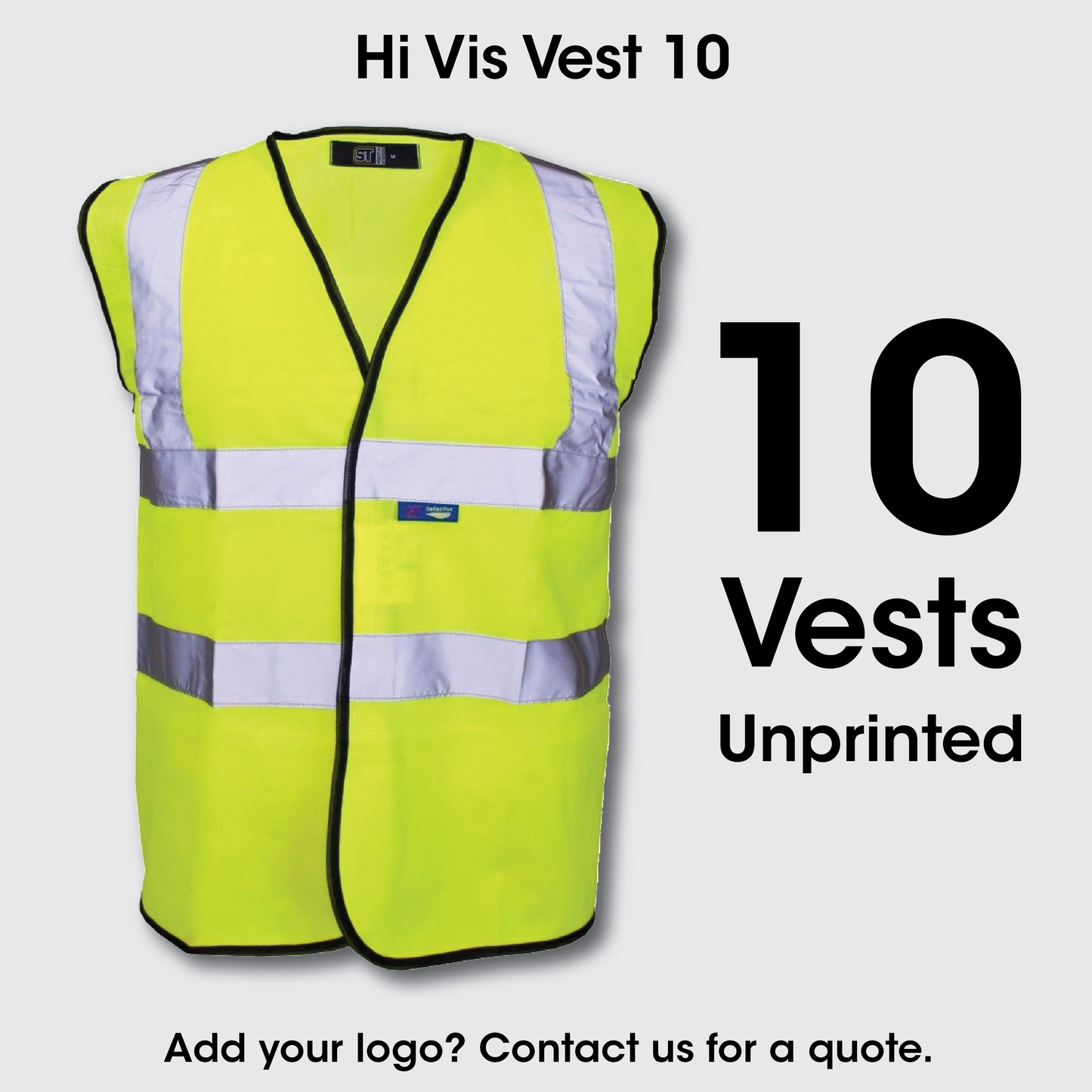 10 x Hi Vis Vest