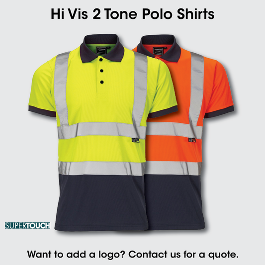 HI VIS 2 TONE POLO SHIRT