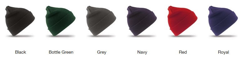 10 x Woolly Beanie Hats + Free Logo & Delivery